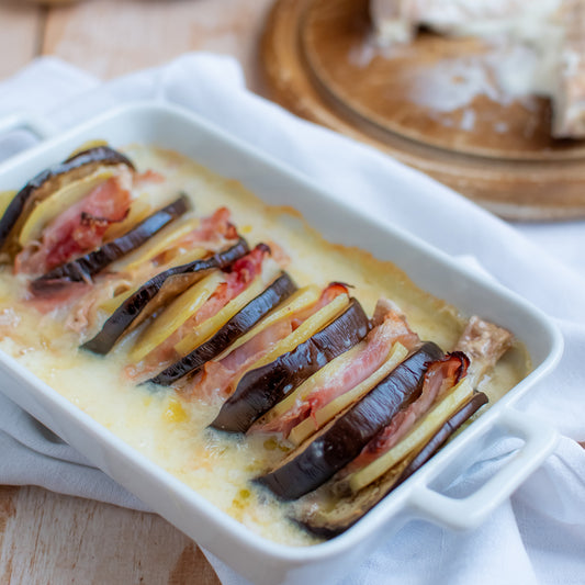 Melanzane al forno con formaggella
