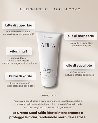 Crema Mani Naturale con Latte Biologico di Capra